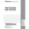 PIONEER PDP-4214HD/KUCXC Owner's Manual cover photo