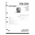 SONY TCM359V Service Manual cover photo