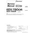 PIONEER KEH1900R Service Manual cover photo