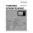 TOSHIBA 201R3W/D Service Manual cover photo