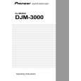 PIONEER DJM-3000/KUCXCN Owner's Manual cover photo