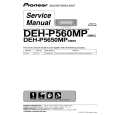 PIONEER DEH-P5650MP Service Manual cover photo