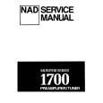 NAD 1700 Service Manual cover photo