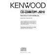 KENWOOD DPFJ5010 Owner's Manual cover photo