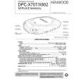 KENWOOD DPCX707 Service Manual cover photo