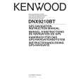 KENWOOD DNX9210BT Owner's Manual cover photo