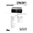 SONY CFM-SW11 Service Manual cover photo