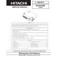 HITACHI CPS370W Service Manual cover photo