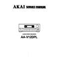 AKAI AA-V12DPL Service Manual cover photo