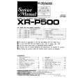 PIONEER XRP500 Service Manual cover photo