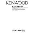 KENWOOD KDC-9026R Owner's Manual cover photo