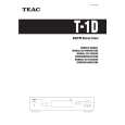 TEAC T1D Owner's Manual cover photo