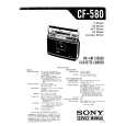 SONY CF580 Service Manual cover photo