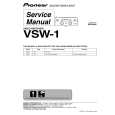 PIONEER VSW1 Service Manual cover photo