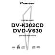 PIONEER DVD-V630/KUC Owner's Manual cover photo