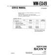 SONY WMEX49 Service Manual cover photo