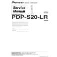 PIONEER PDP-S20-LR/XIN1/E Service Manual cover photo