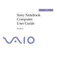 SONY PCG-SR11K VAIO Owner's Manual cover photo