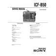 SONY ICFB50 Service Manual cover photo