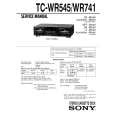 SONY TC-WR545 Service Manual cover photo