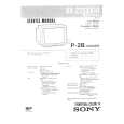 SONY KV-27SXR10 Owner's Manual cover photo