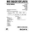 SONY MHC-D60 Service Manual cover photo
