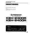 PIONEER KEH-2300R Owner's Manual cover photo