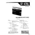 SONY CF-470L Service Manual cover photo