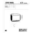 SONY KVW2812U Service Manual cover photo