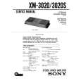 SONY XM3020 Service Manual cover photo