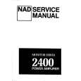 NAD 2400 Service Manual cover photo