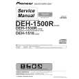 PIONEER DEH-1510/XM/EE Service Manual cover photo