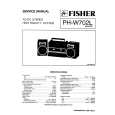 FISHER PHW702L Service Manual cover photo