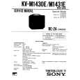 SONY KVM1430E Service Manual cover photo