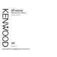 KENWOOD DPM5540 Owner's Manual cover photo