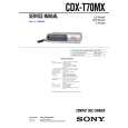 SONY CDXT70MX Service Manual cover photo