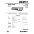 SONY MDSM100 Service Manual cover photo