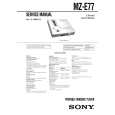 SONY MZE77 Service Manual cover photo