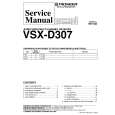 PIONEER VSXD307 Service Manual cover photo