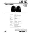 SONY SRS-160 Service Manual cover photo