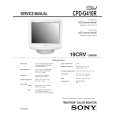 SONY CPDG410R Service Manual cover photo