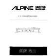 ALPINE 3550 Service Manual cover photo