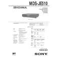 SONY MDSJE510 Service Manual cover photo