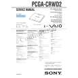 SONY PCGACRWD2 Service Manual cover photo