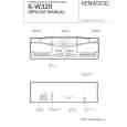 KENWOOD XW320 Service Manual cover photo