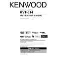 KENWOOD KVT-614 Owner's Manual cover photo