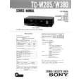 SONY TCW285 Service Manual cover photo