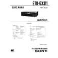 SONY STRGX311 Service Manual cover photo