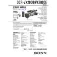 SONY DCRVX2000E Service Manual cover photo