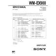 SONY WMEX900 Service Manual cover photo